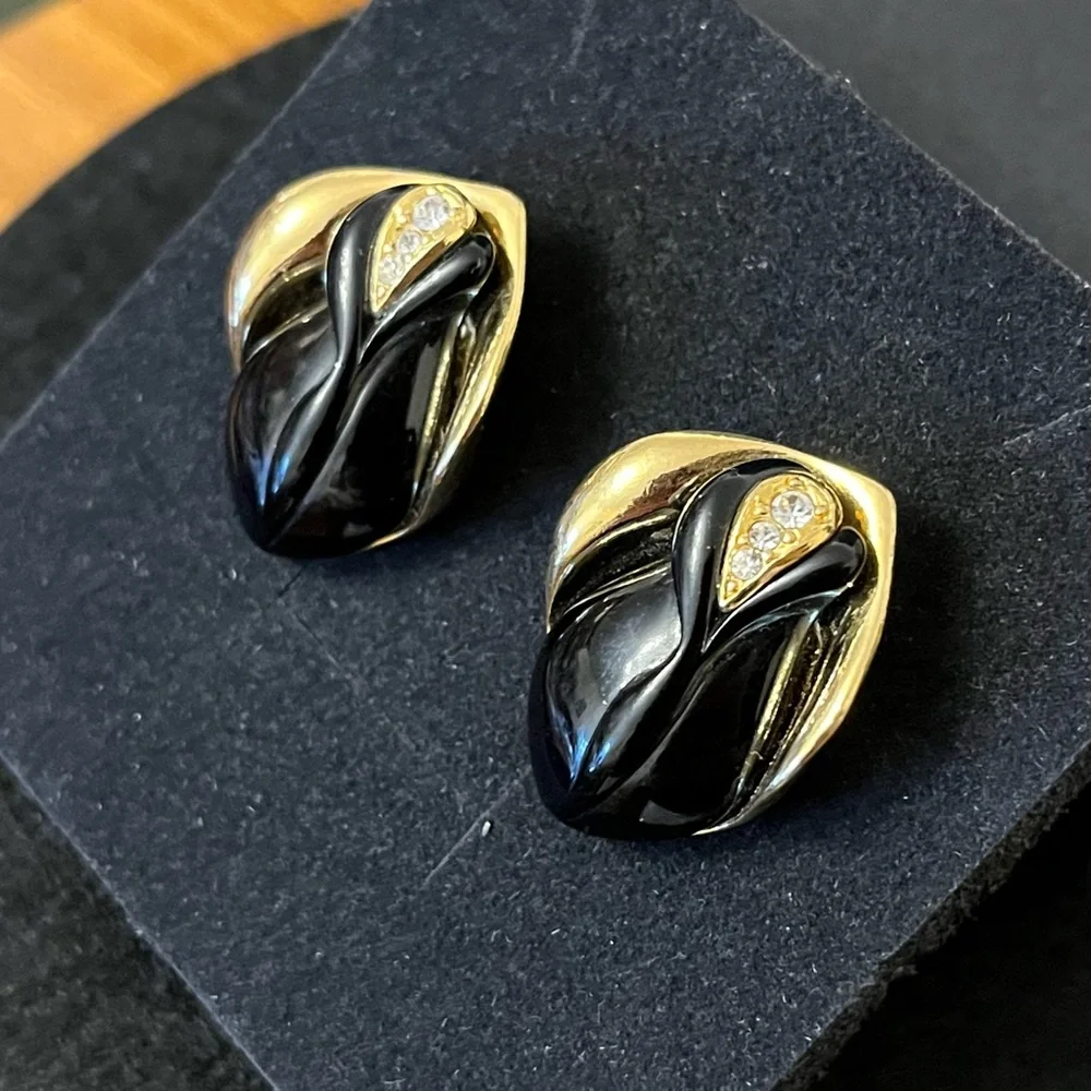 Kenneth Jay Lane for Avon Pierced Earrings - Picture 3 of 7